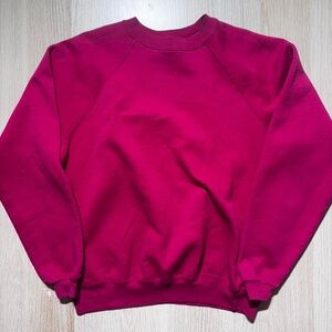True vintage Hanes Pink vintage 80s crewneck sweatshirt clothing